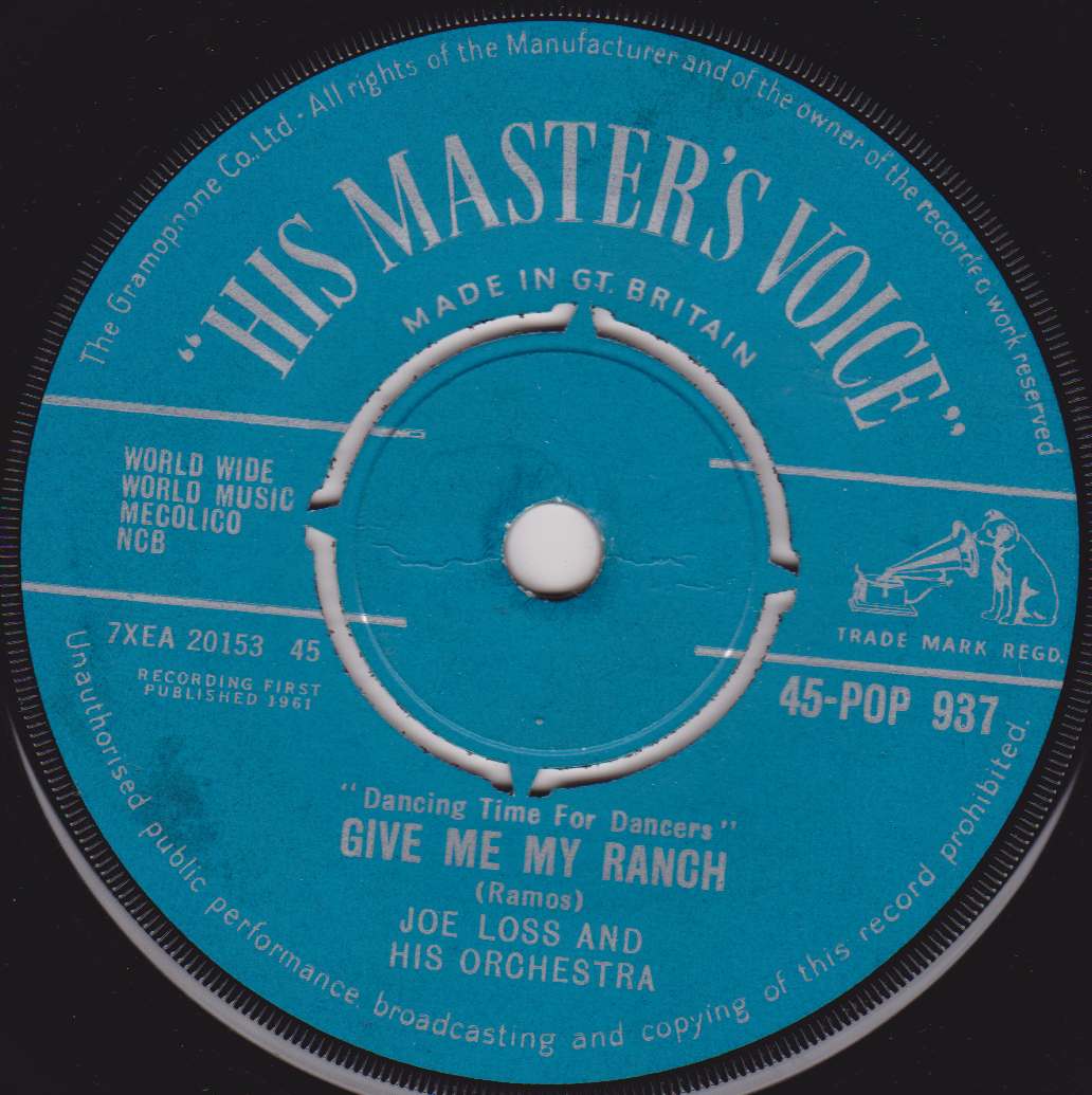 Joe Loss & His Orchestra ‎– Sucu Sucu (HMV 1961) 7" vinyl single VG/-