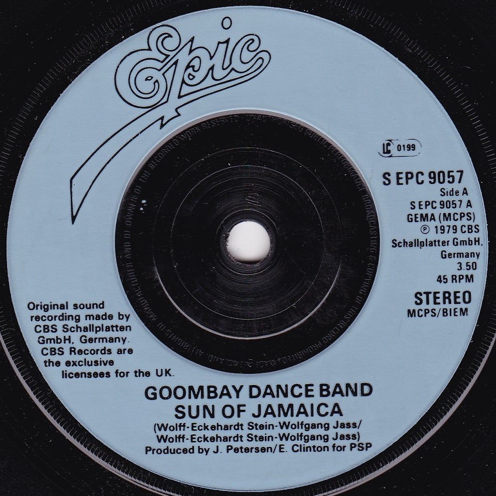 Goombay Dance Band – Sun Of Jamaica (Epic 1975) 7" vinyl single G+/-