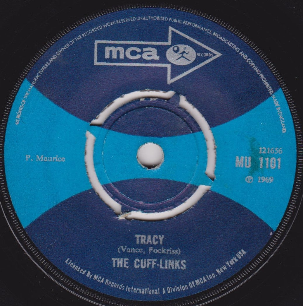 The Cuff-Links ‎– Tracy (MCA 1969) 7" vinyl single VG/-