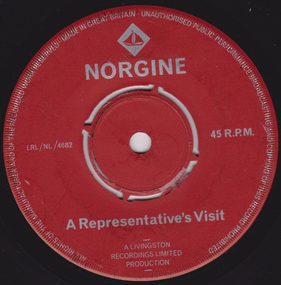 Marin Marais – Tableau Of A Lithotomy (Norgine) 7" vinyl single G+/-