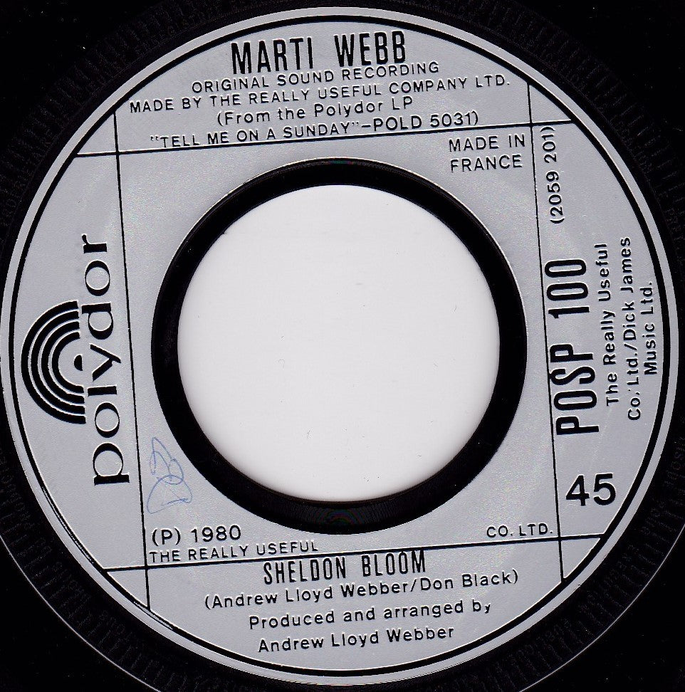 Marti Webb - Take That Look Off Your Face (Polydor 1980) 7" vinyl single VG/- jukebox centre