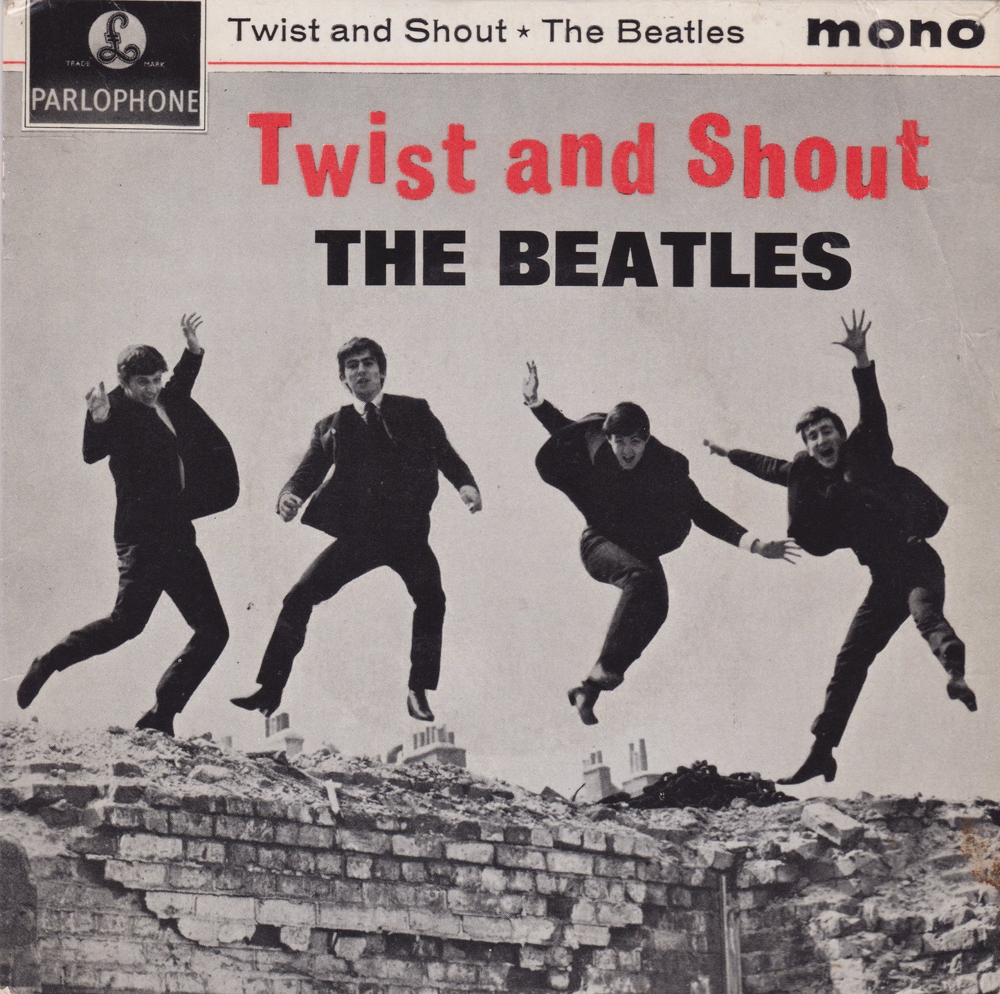 The Beatles ‎– Twist & Shout EP (Parlophone 1965) 7" vinyl P/S EP G+/VG