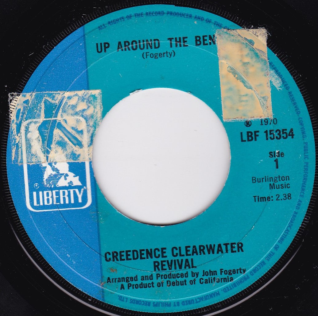 Creedence Clearwater Revival ‎– Up Around The Bend (Liberty 1970) 7" vinyl single G+/- jukebox