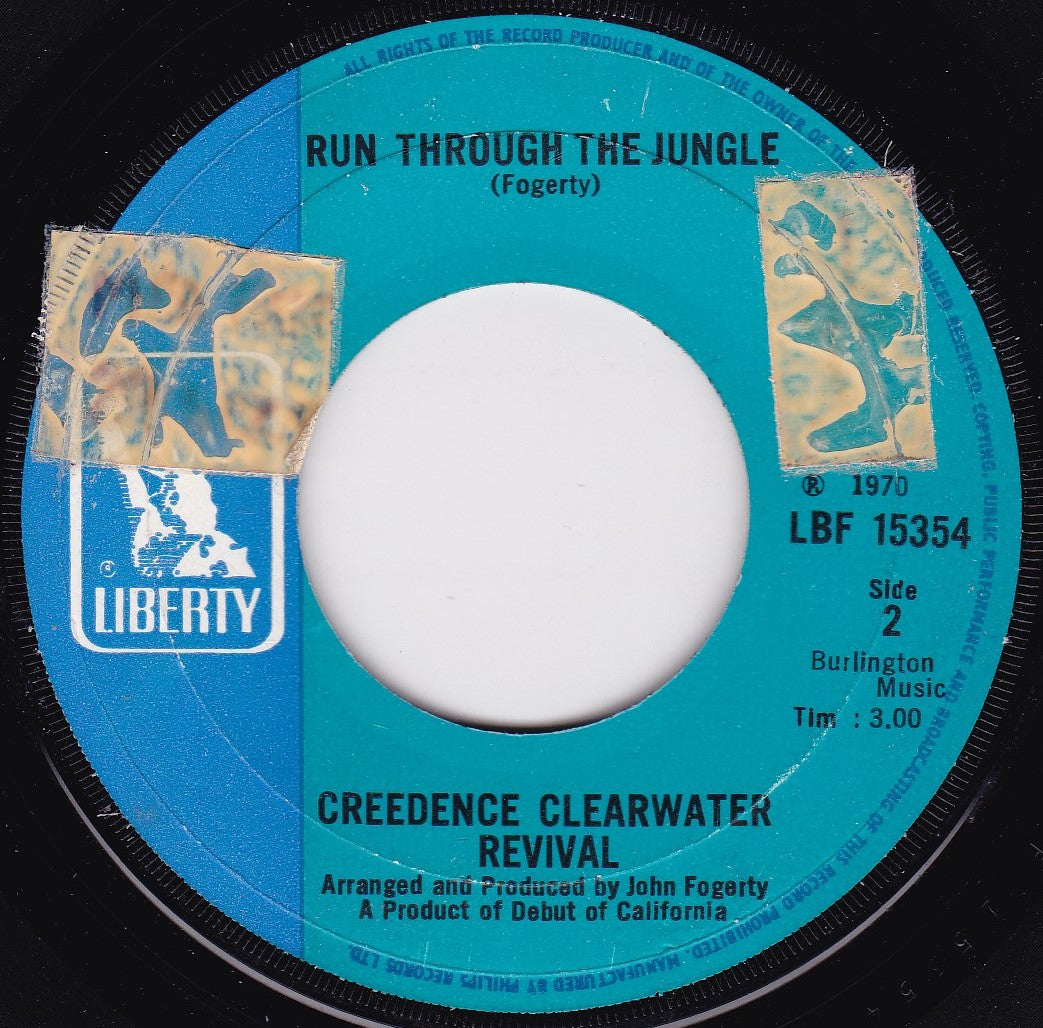 Creedence Clearwater Revival ‎– Up Around The Bend (Liberty 1970) 7" vinyl single G+/- jukebox