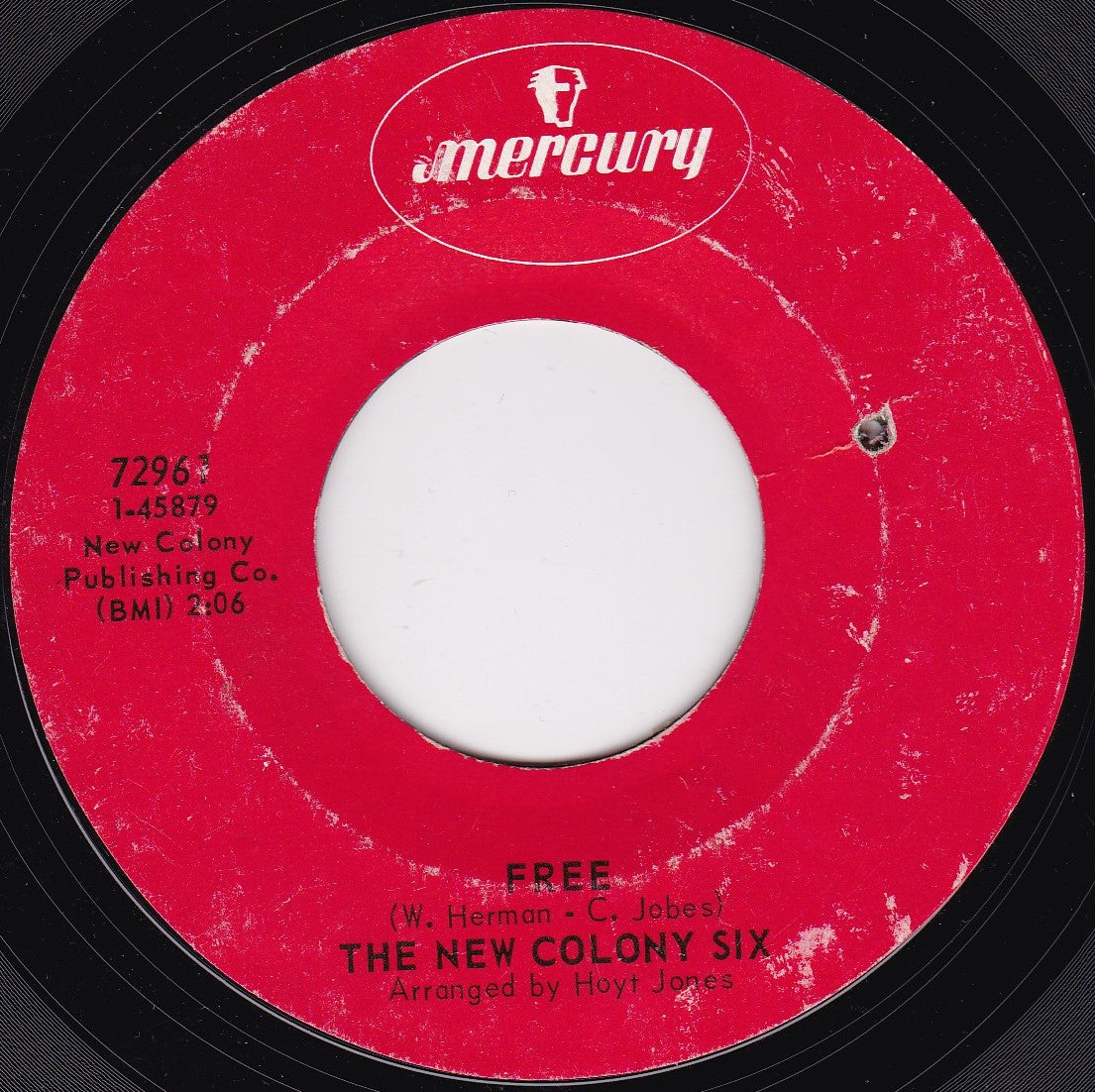 The New Colony Six ‎– I Want You To Know (Mercury 1969) 7" vinyl single G+/- US jukebox