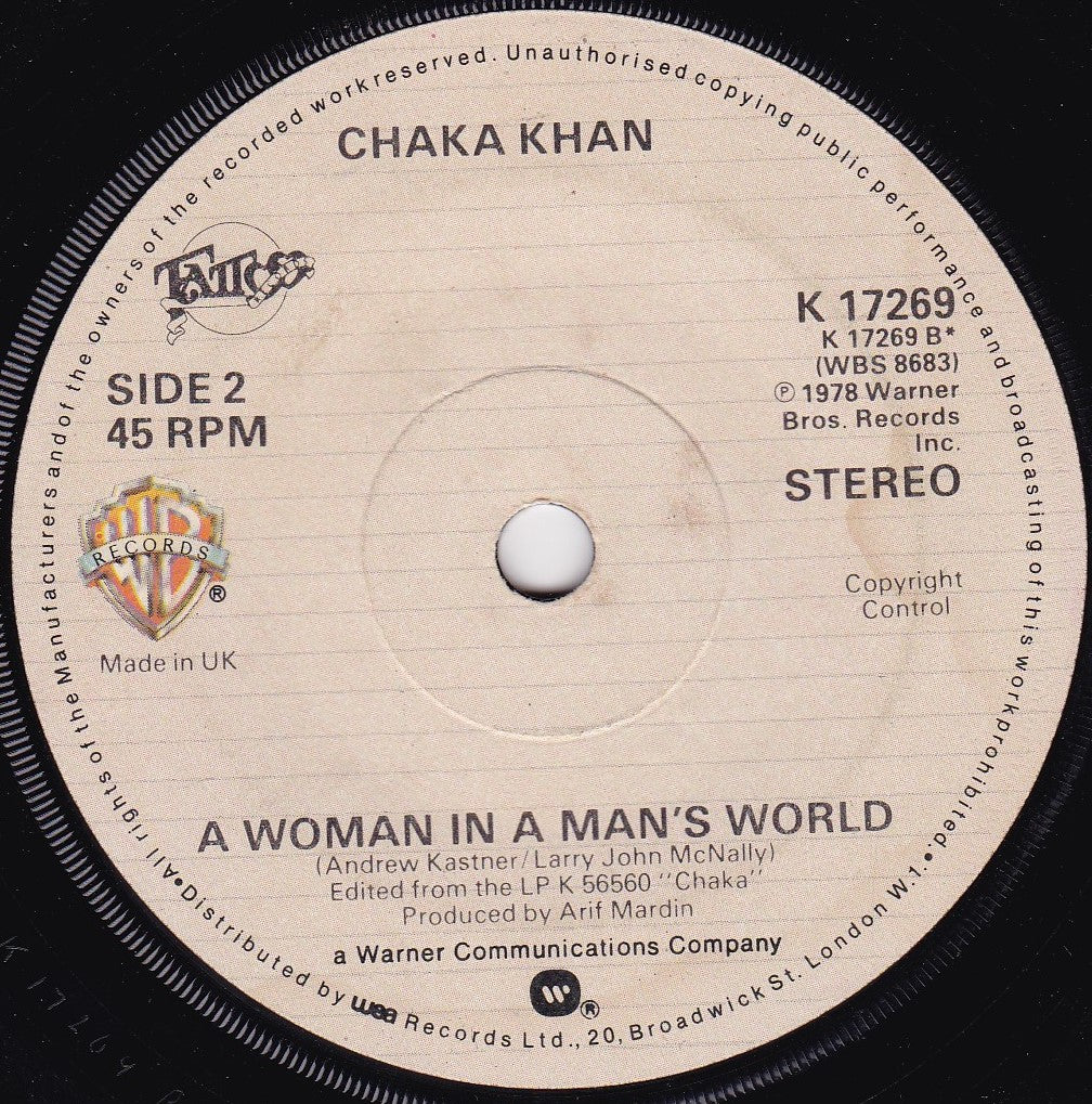 Chaka Khan ‎– I'm Every Woman (WB 1978) 7" vinyl single G+/-