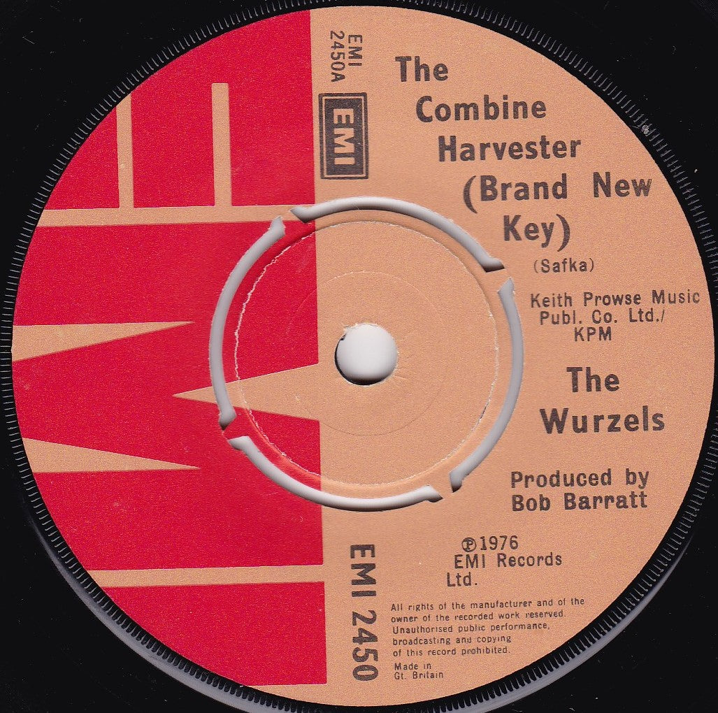 The Wurzels ‎– The Combine Harvester (Brand New Key) 7" vinyl single G+/-