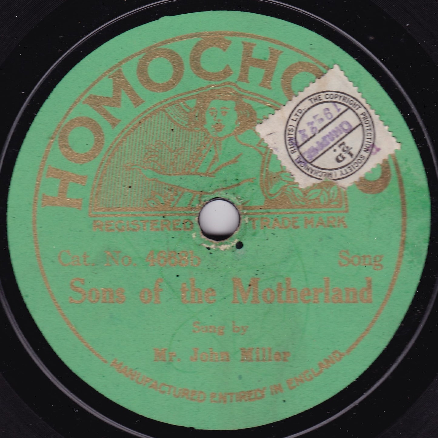 Phyllis Marsden - Your King And Country Want You (1914) 10" shellac G+/-