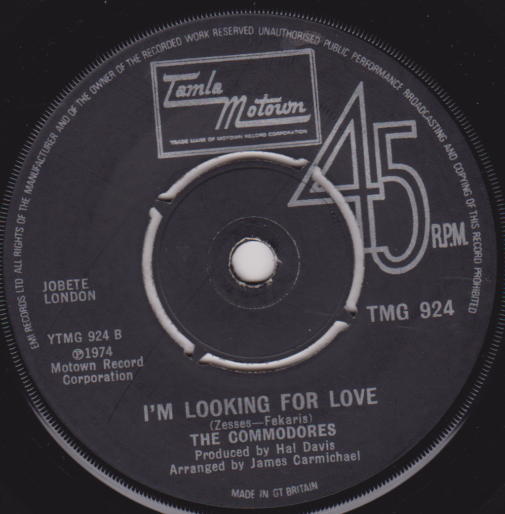 The Commodores ‎– The Zoo (The Human Zoo) (Tamla 1974) 7" vinyl single G+/-