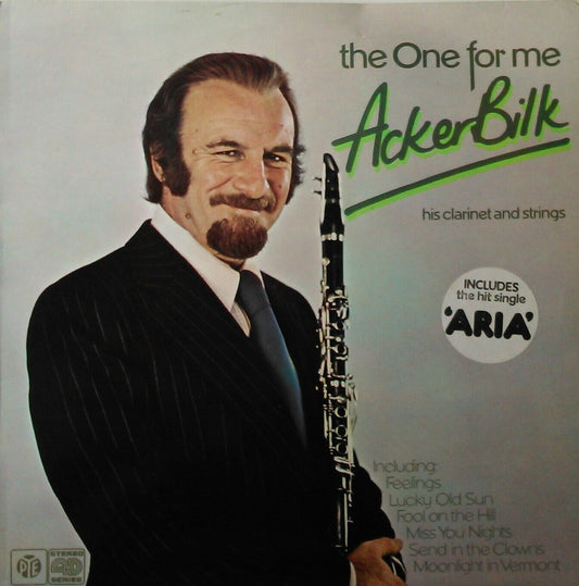 Acker Bilk – The One For Me (Pye, 1976) 12" vinyl LP VG/VG